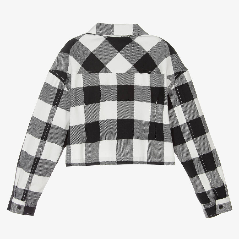 iDO Для младших-Черно-белая рубашка для девочек | Childrensalon Outlet