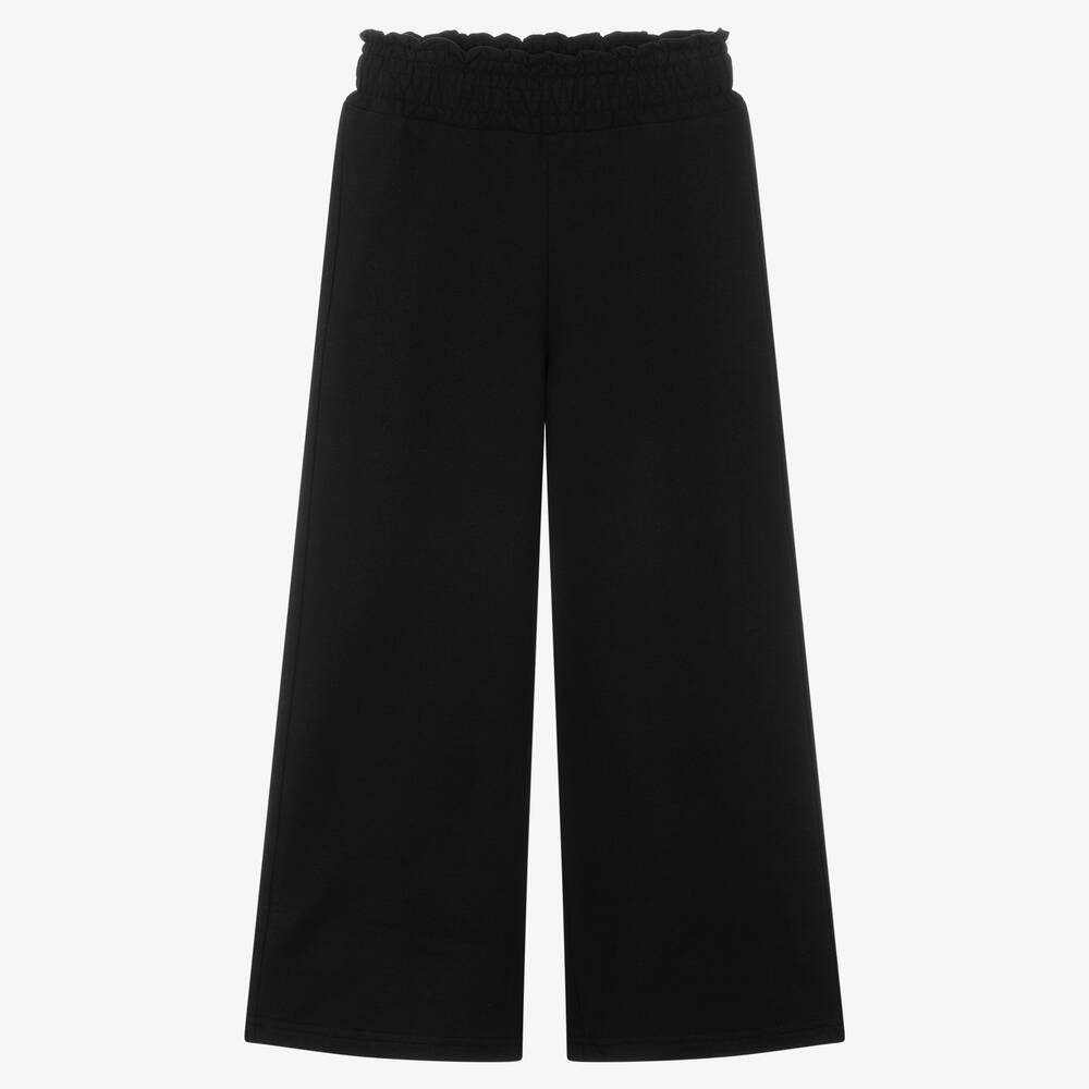 iDO Junior - Pantalon large noir fille | Childrensalon