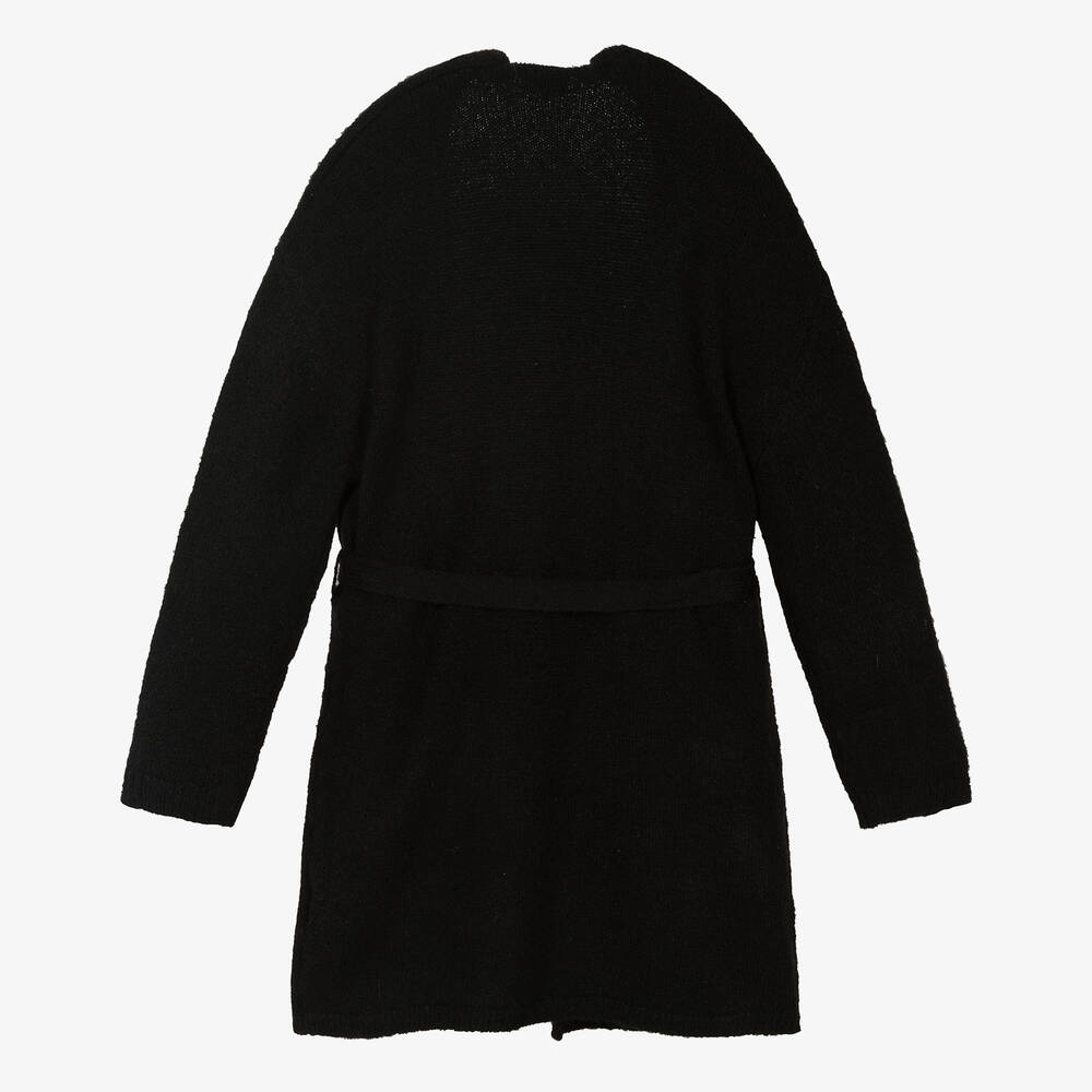 iDO Для младших-Черный шерстяной кардиган для девочек | Childrensalon Outlet