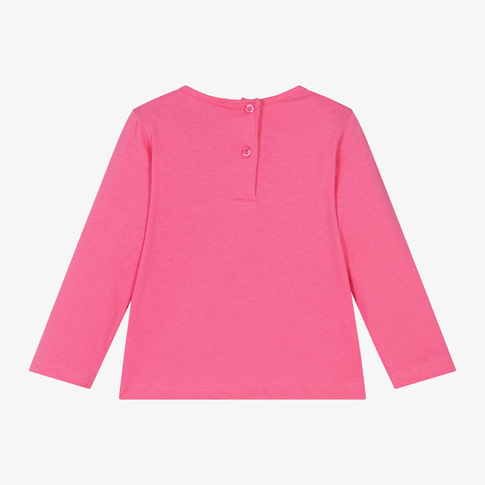 iDO Baby-Girls Blooming Pink Cotton Tee | Childrensalon Outlet