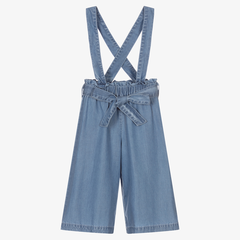 iDO Baby - Blaue Chambray-Hose für Mädchen | Childrensalon