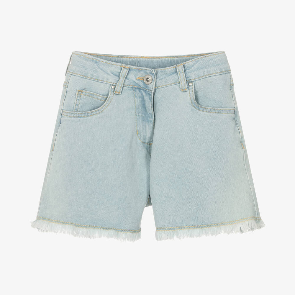 iDO Junior - Blaue Jeans-Shorts aus Baumwolle | Childrensalon