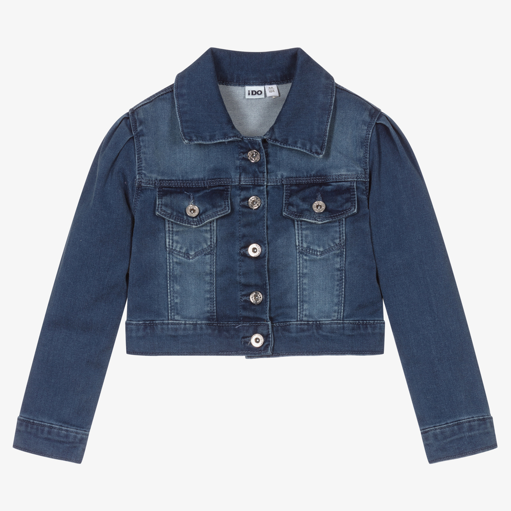 iDO Baby - Girls Blue Denim Jacket | Childrensalon