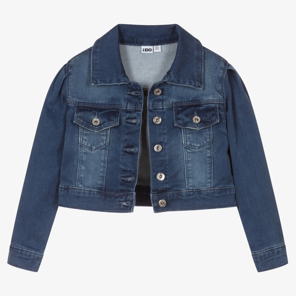 iDO Baby-Girls Blue Denim Jacket | Childrensalon Outlet