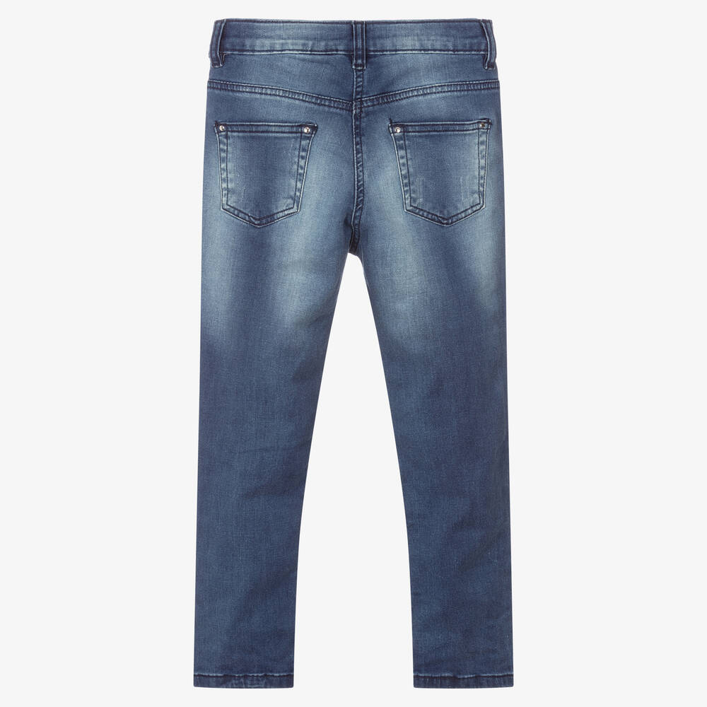 iDO Junior Girls Blue Denim Jeans Childrensalon Outlet