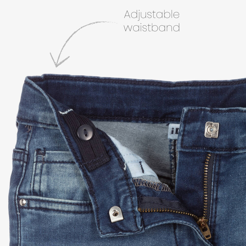 iDO Junior Girls Blue Denim Jeans Childrensalon Outlet