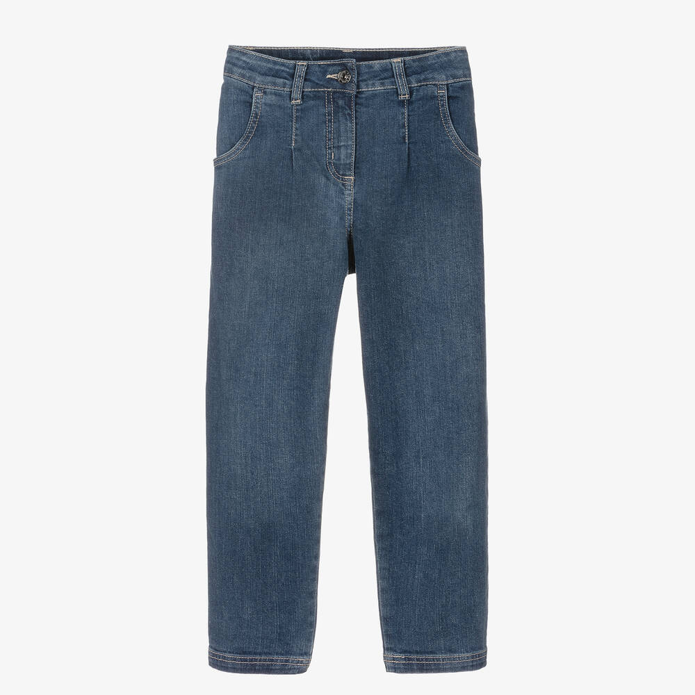 iDO Junior - Jean mom en denim Fille | Childrensalon