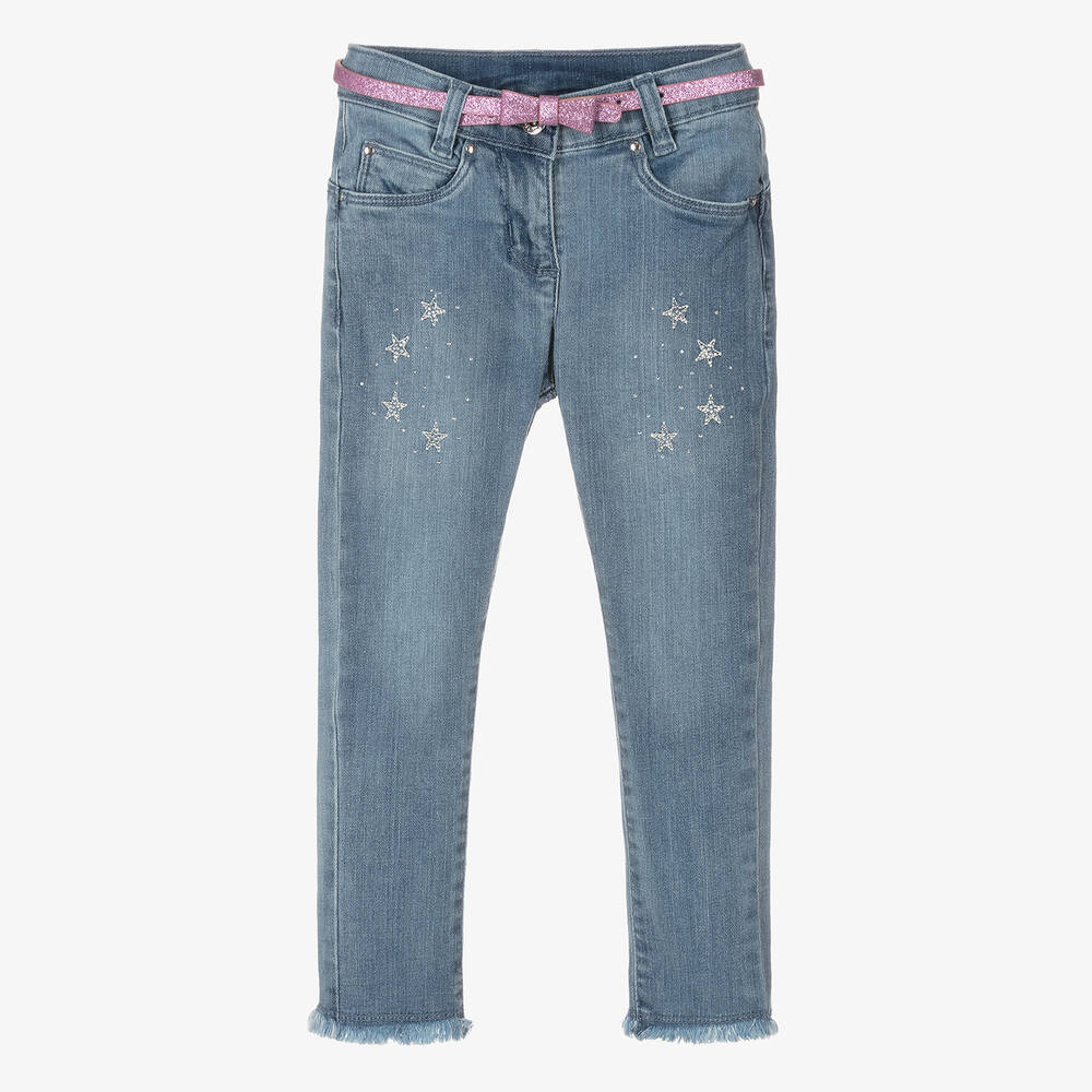 iDO Baby - Jean slim bleu en denim fille | Childrensalon