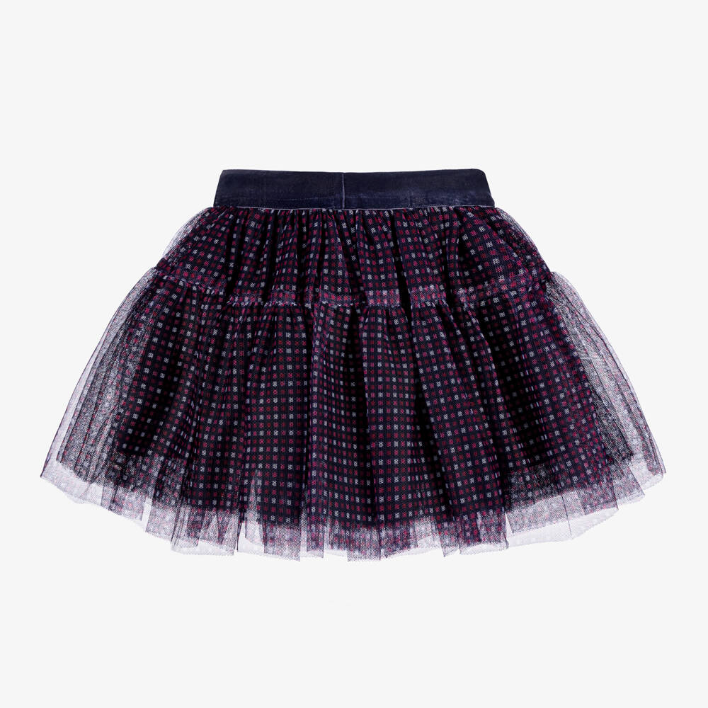 iDO Baby-Girls Blue Tulle Party Skirt | Childrensalon Outlet