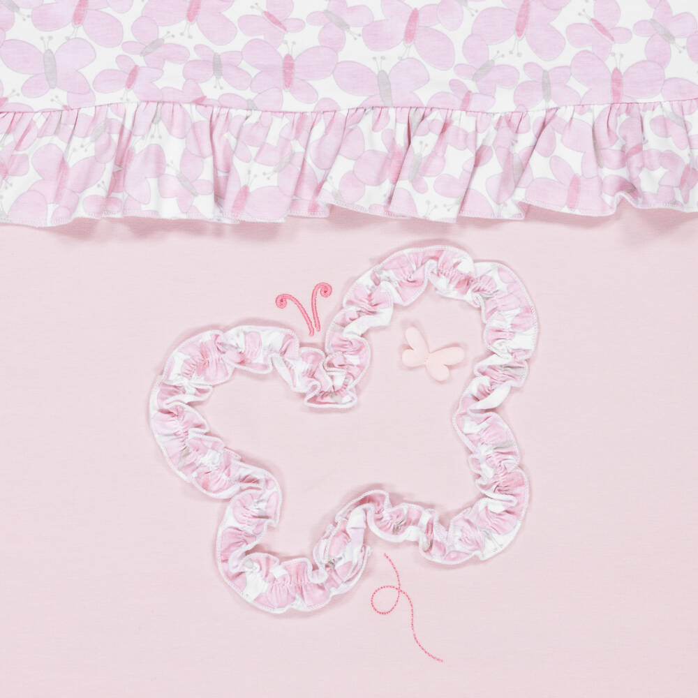 iDO Mini-Girls' Blush Butterfly Snuggle Blanket | Childrensalon Outlet