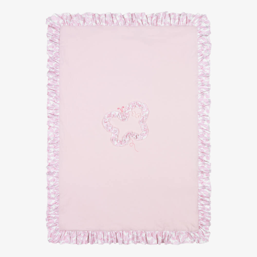 iDO Mini-Girls' Blush Butterfly Snuggle Blanket | Childrensalon Outlet