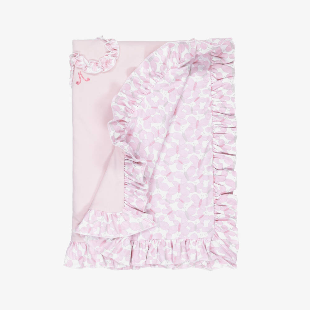 iDO Mini-Girls' Blush Butterfly Snuggle Blanket | Childrensalon Outlet