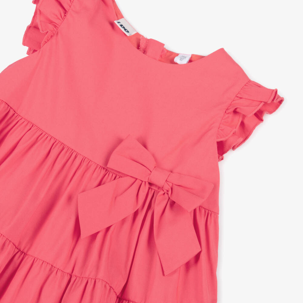 iDO Baby-Girls Blush Poplin Ruffle Dress | Childrensalon Outlet