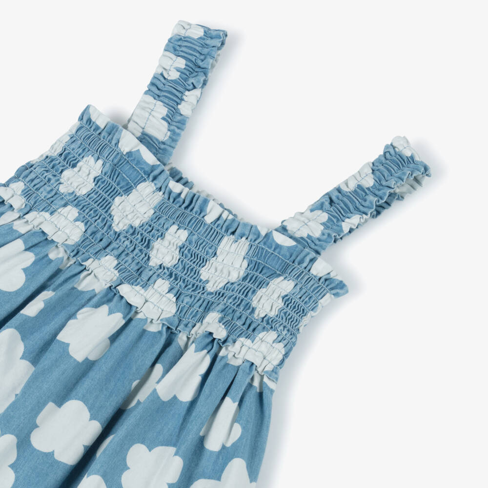 iDO Малыши-Платье из шамбре с цветочным узором для девочек | Childrensalon Outlet