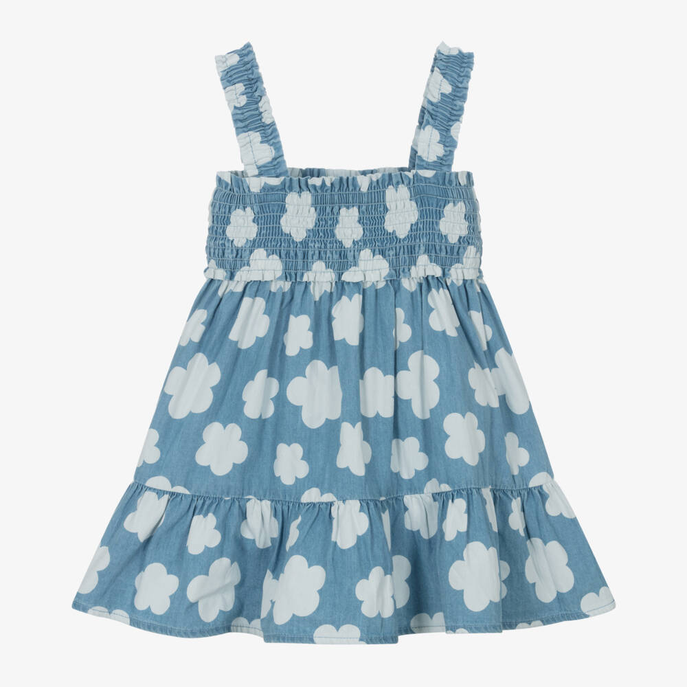 iDO Малыши-Платье из шамбре с цветочным узором для девочек | Childrensalon Outlet