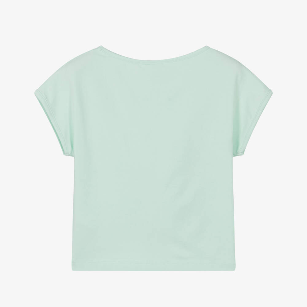iDO Junior-Girls Chic Mint Green Tee | Childrensalon Outlet
