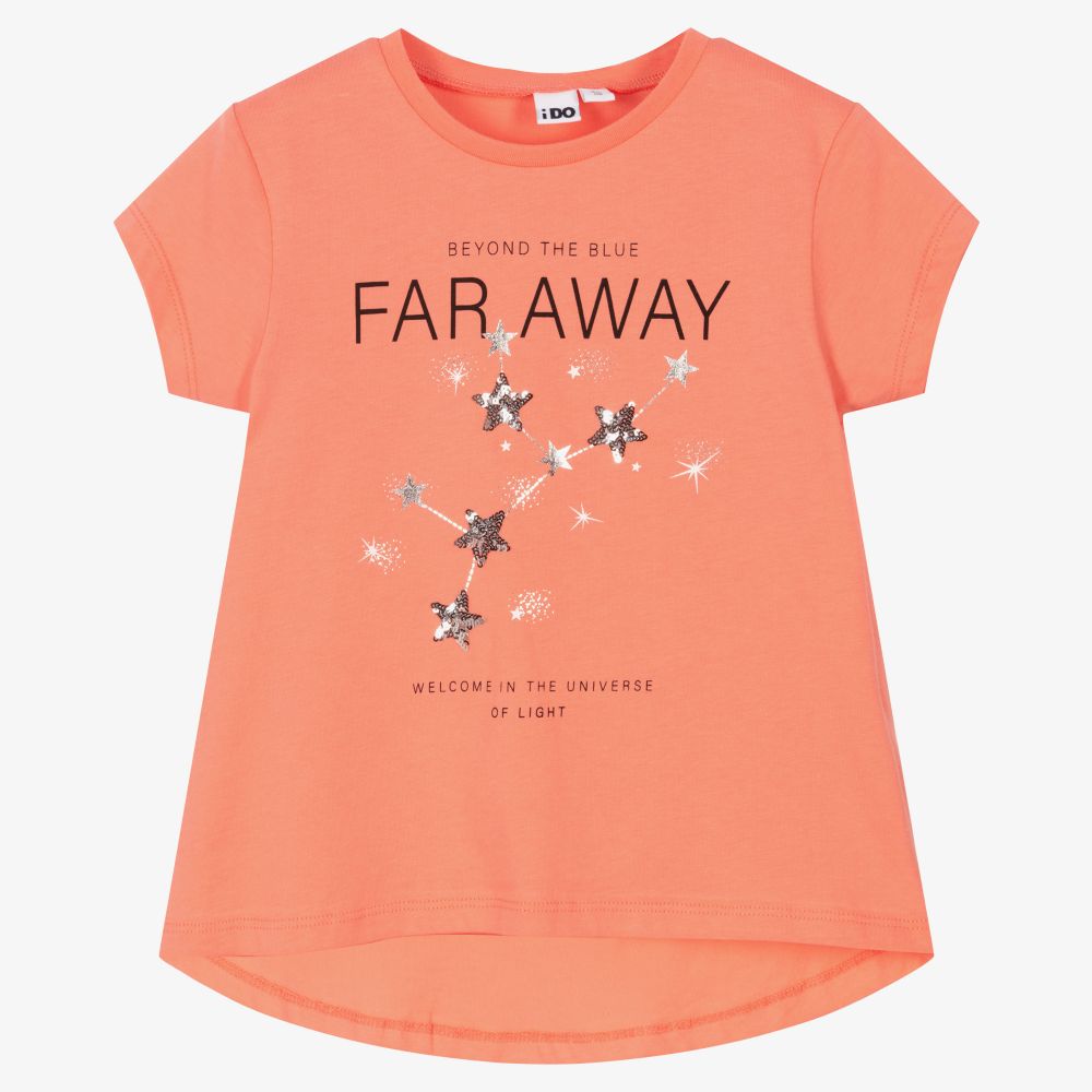 Girls coral shirt cheap