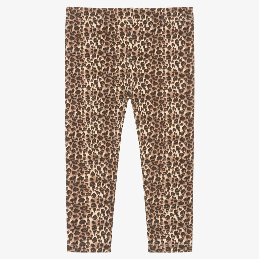 iDO Baby Girls Cotton Leopard Print Leggings