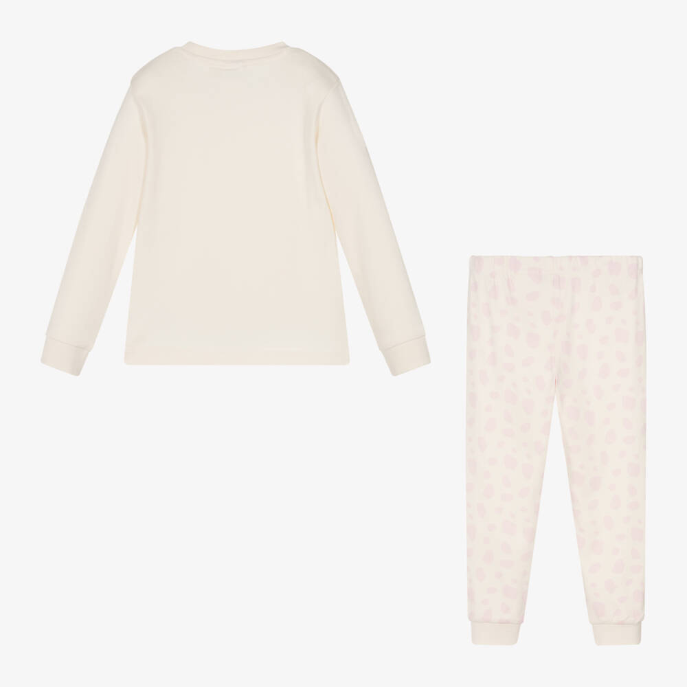 iDO Baby-Girls Cream Disney Cotton Pyjama Set | Childrensalon Outlet
