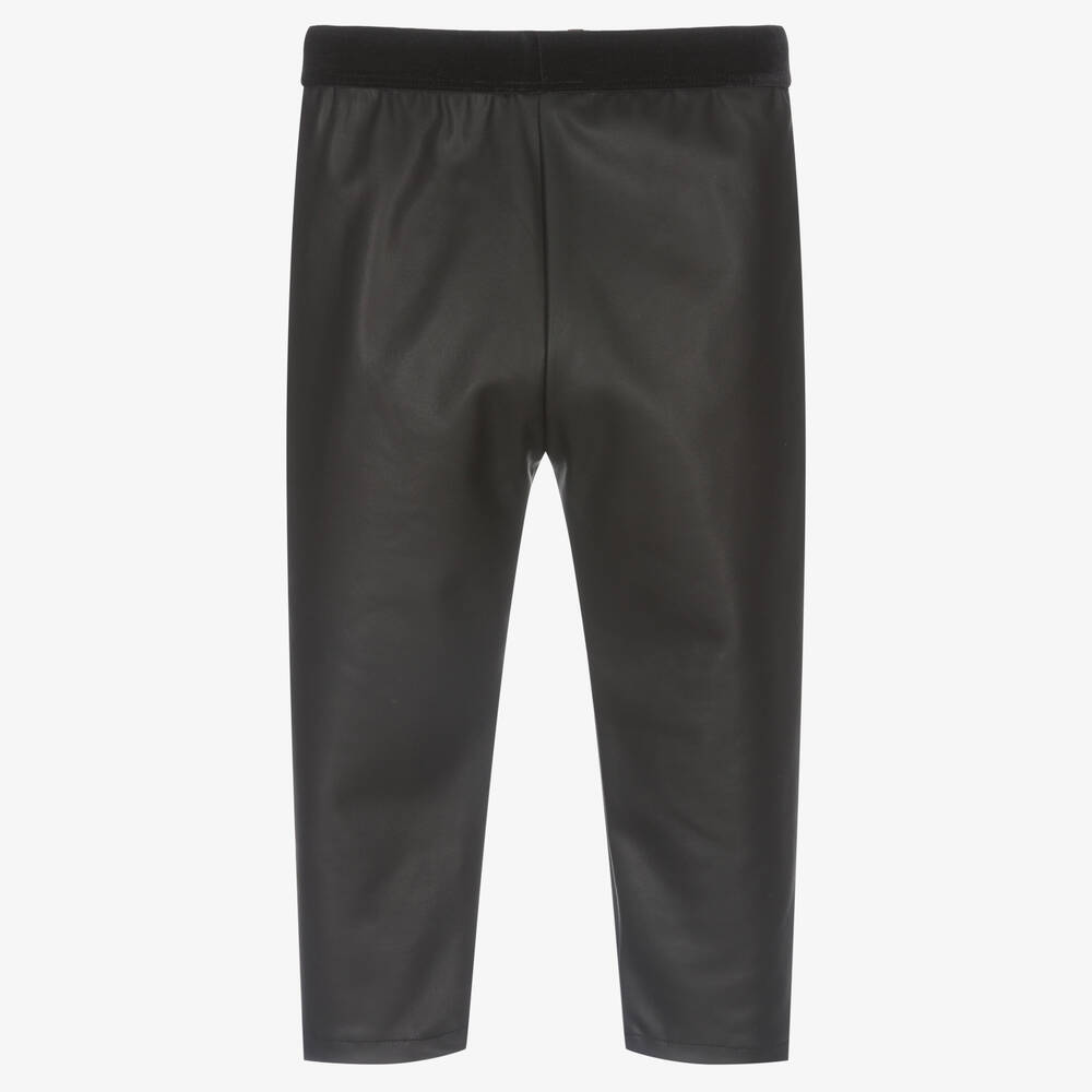 iDO Baby-Girls Faux Leather Leggings | Childrensalon Outlet