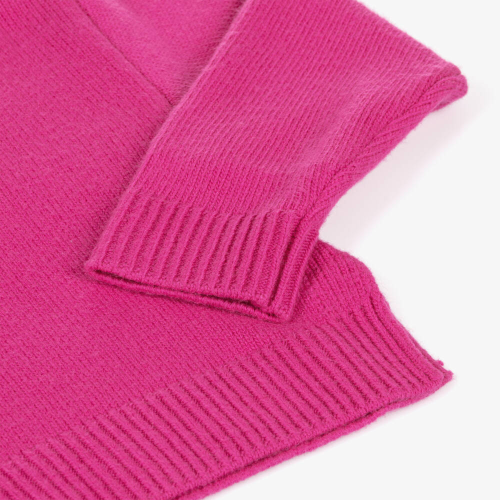 آي دو Baby-بلوفر محبوك لون زهري للبنات | Childrensalon Outlet