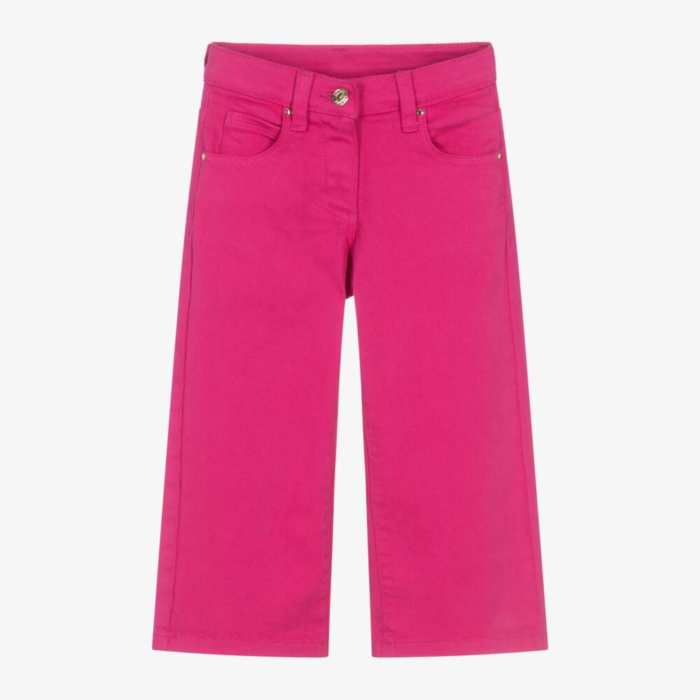 iDO Baby-Girls Fuchsia Wide-Leg Trousers | Childrensalon Outlet