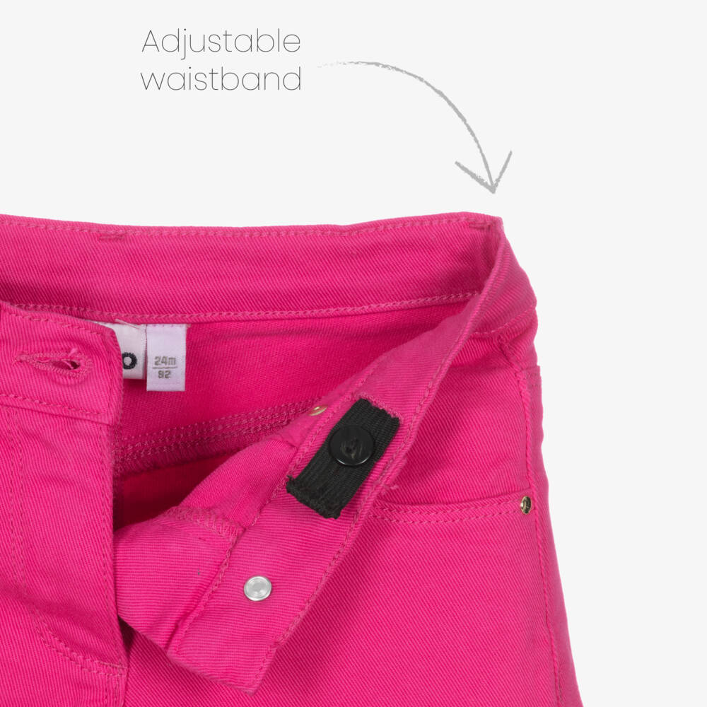 iDO Baby-Girls Fuchsia Wide-Leg Trousers | Childrensalon Outlet