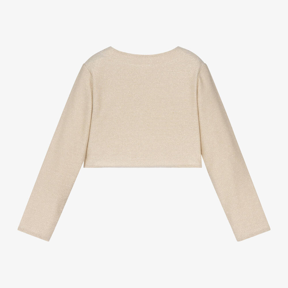 Childrens gold cardigan sale