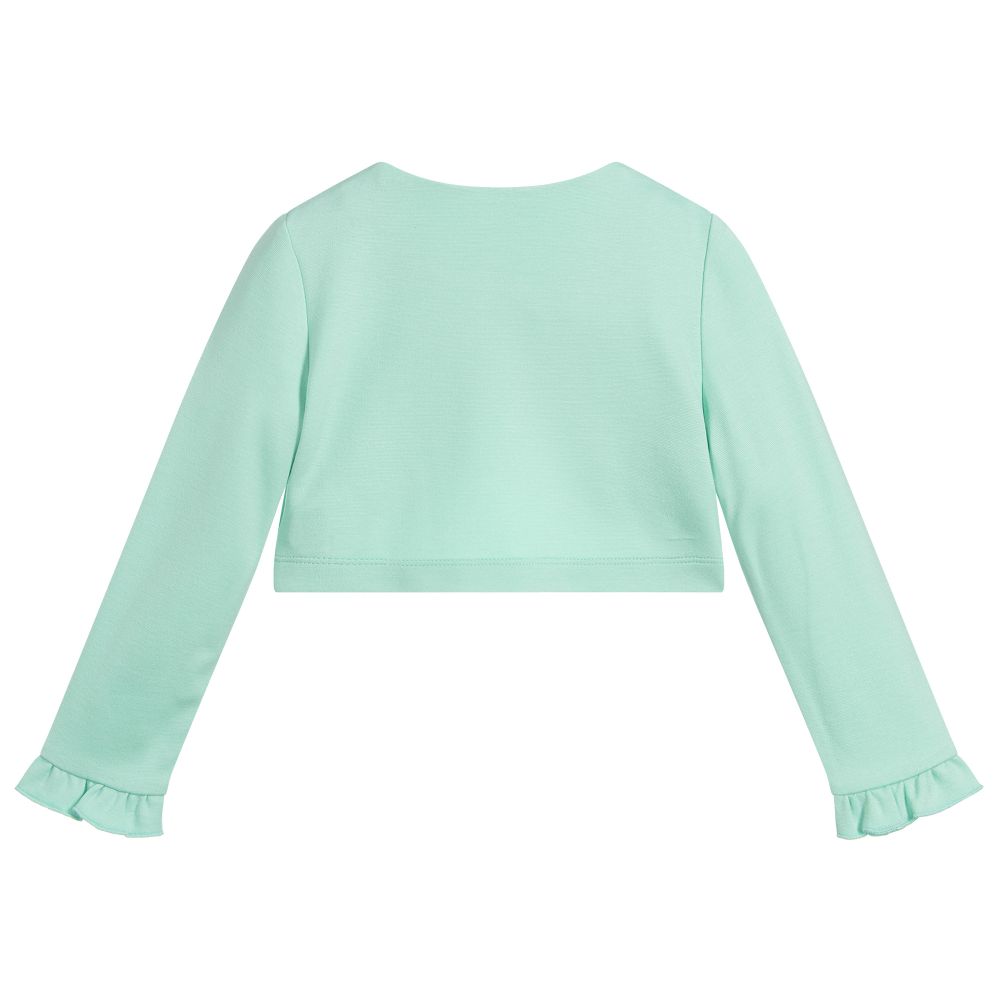 iDO Baby-Girls Green Viscose Bolero | Childrensalon Outlet