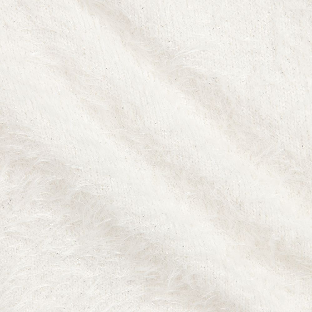 ivory fluffy cardigan