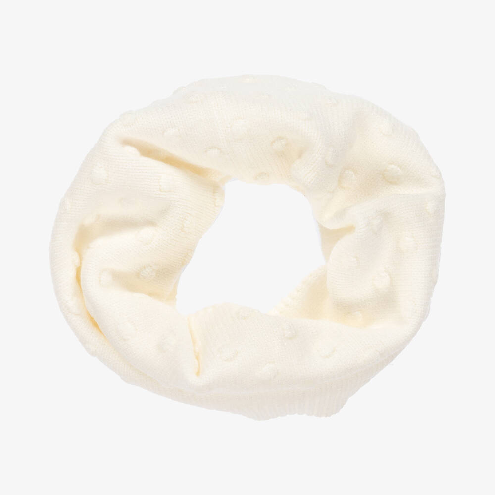 iDO Baby-Girls Ivory Knitted Snood | Childrensalon Outlet