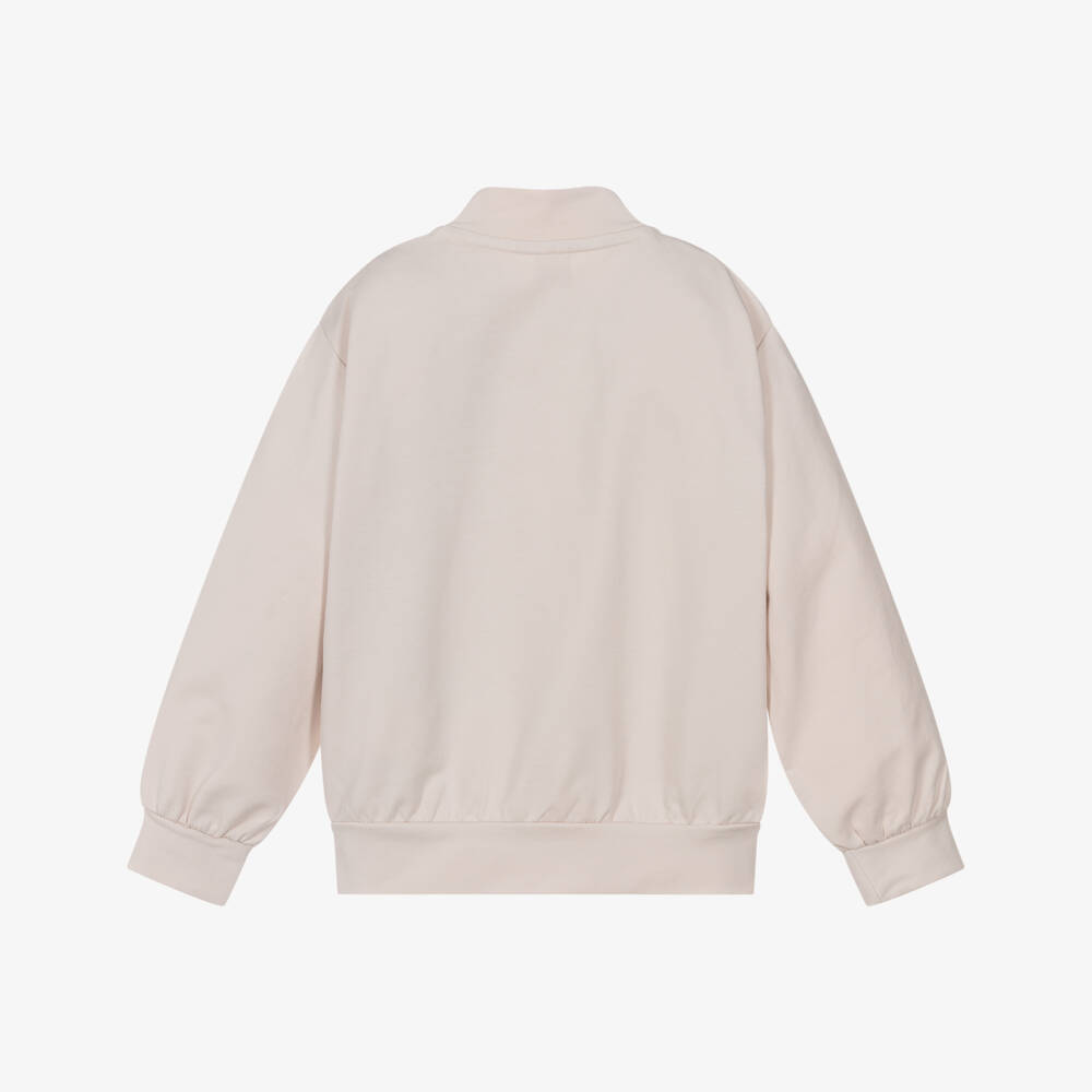 iDO-Girls Ivory Teddy Applique Top | Childrensalon Outlet