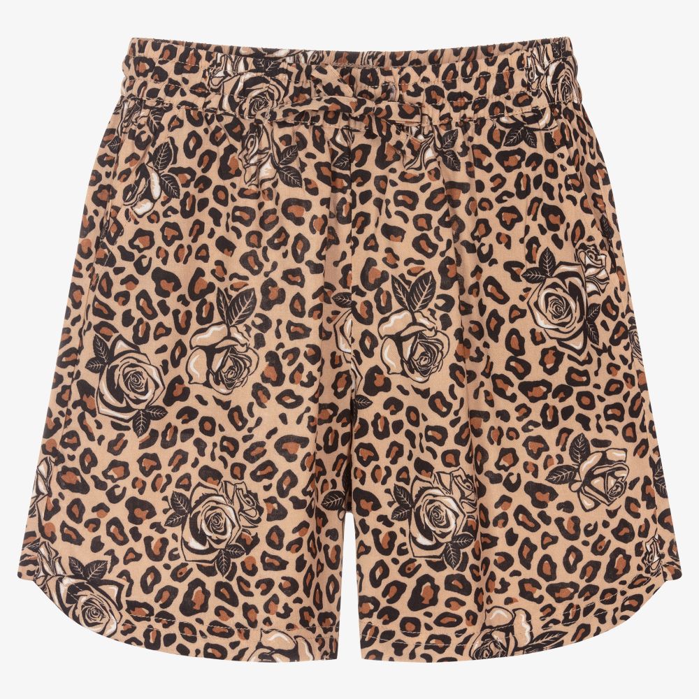 iDO Junior - Shorts mit Leopardenmuster (M) | Childrensalon