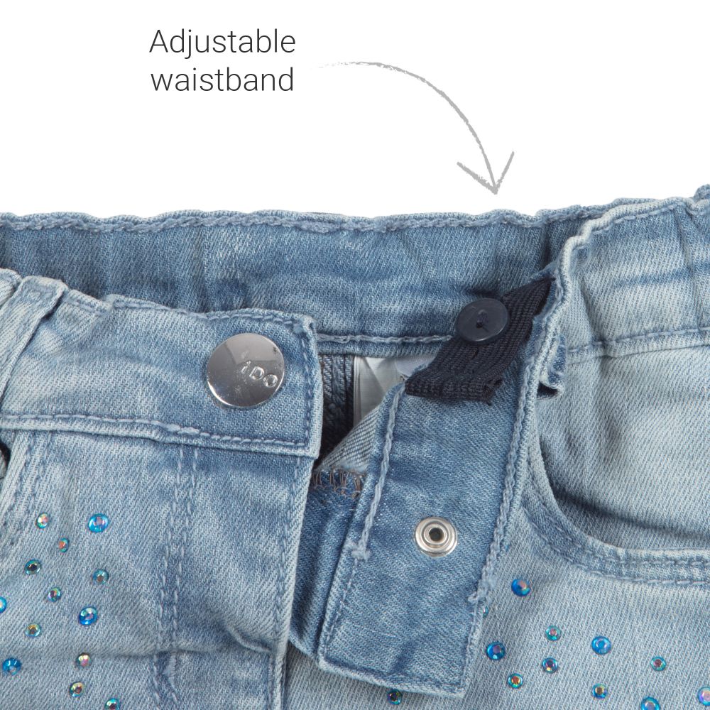iDO Baby Girls Light Blue Denim Jeans Childrensalon Outlet