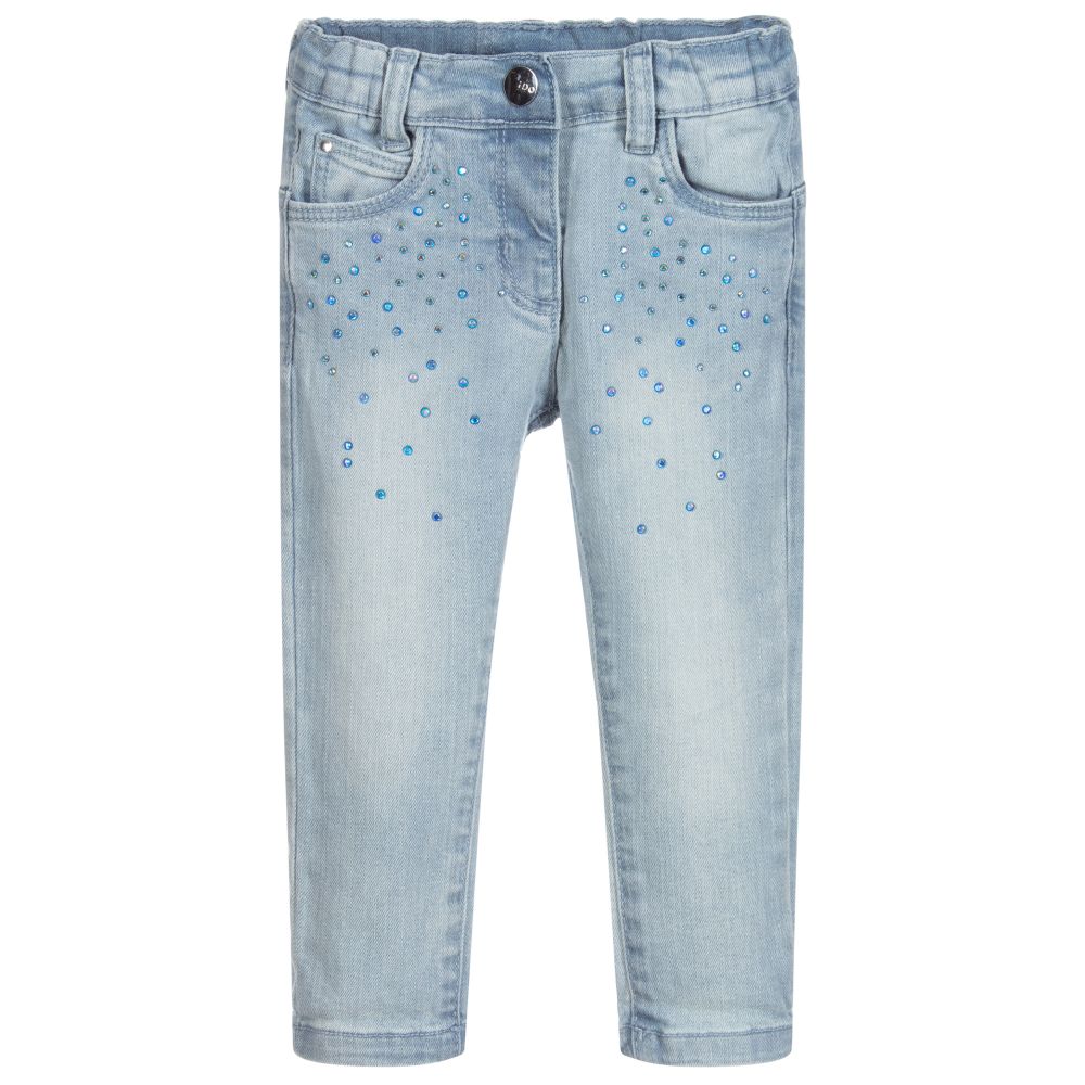 iDO Baby - Girls Light Blue Denim Jeans | Childrensalon