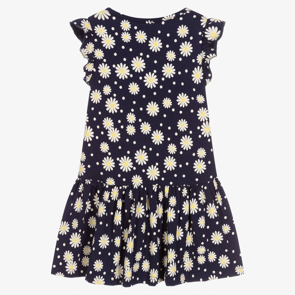 iDO Малыши-Синее платье в цветочек для девочек | Childrensalon Outlet