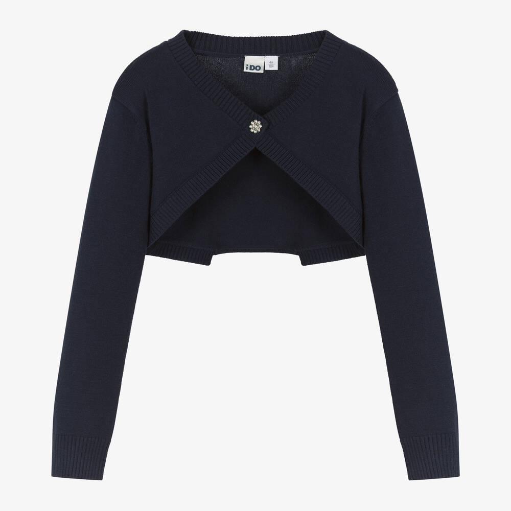 Girls navy bolero hotsell