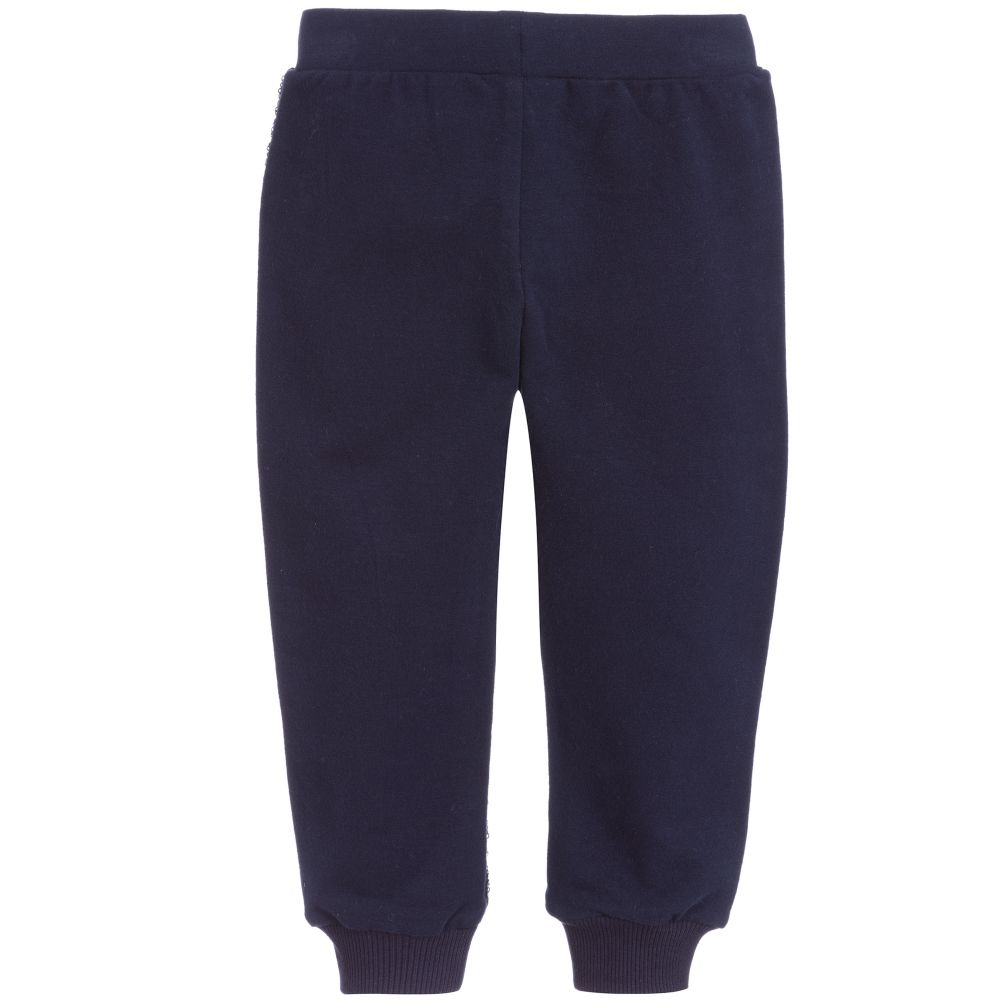 Navy sales sequin joggers
