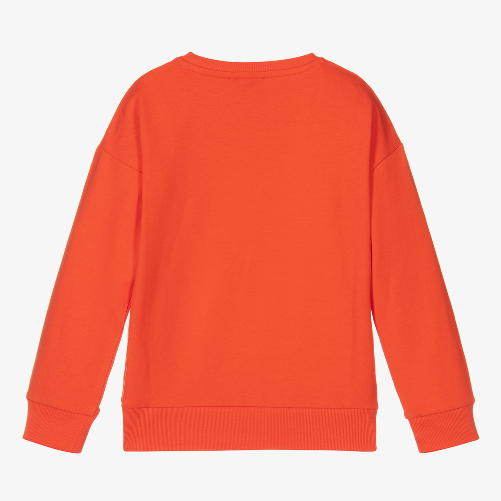 Girls orange sweatshirt outlet
