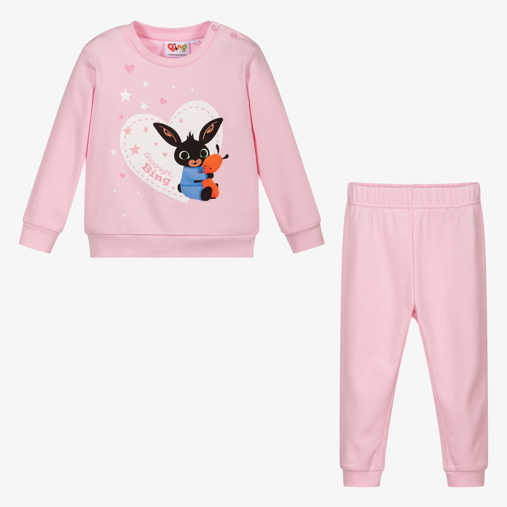 iDO Baby Girls Pink Bing Bunny Pyjamas Childrensalon Outlet