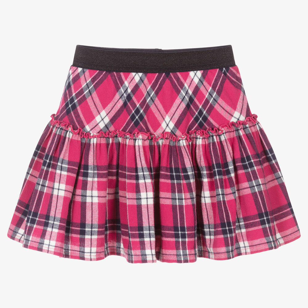 iDO Baby Girls Pink Checked Skirt