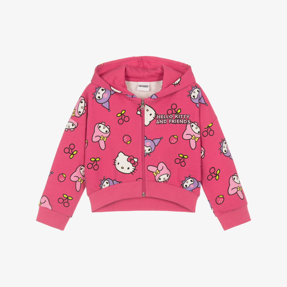 iDO-Розовый худи для девочек с персонажем | Childrensalon Outlet