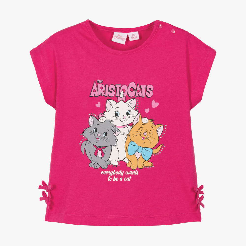 iDO-Розовая футболка Aristocats для девочек | Childrensalon Outlet