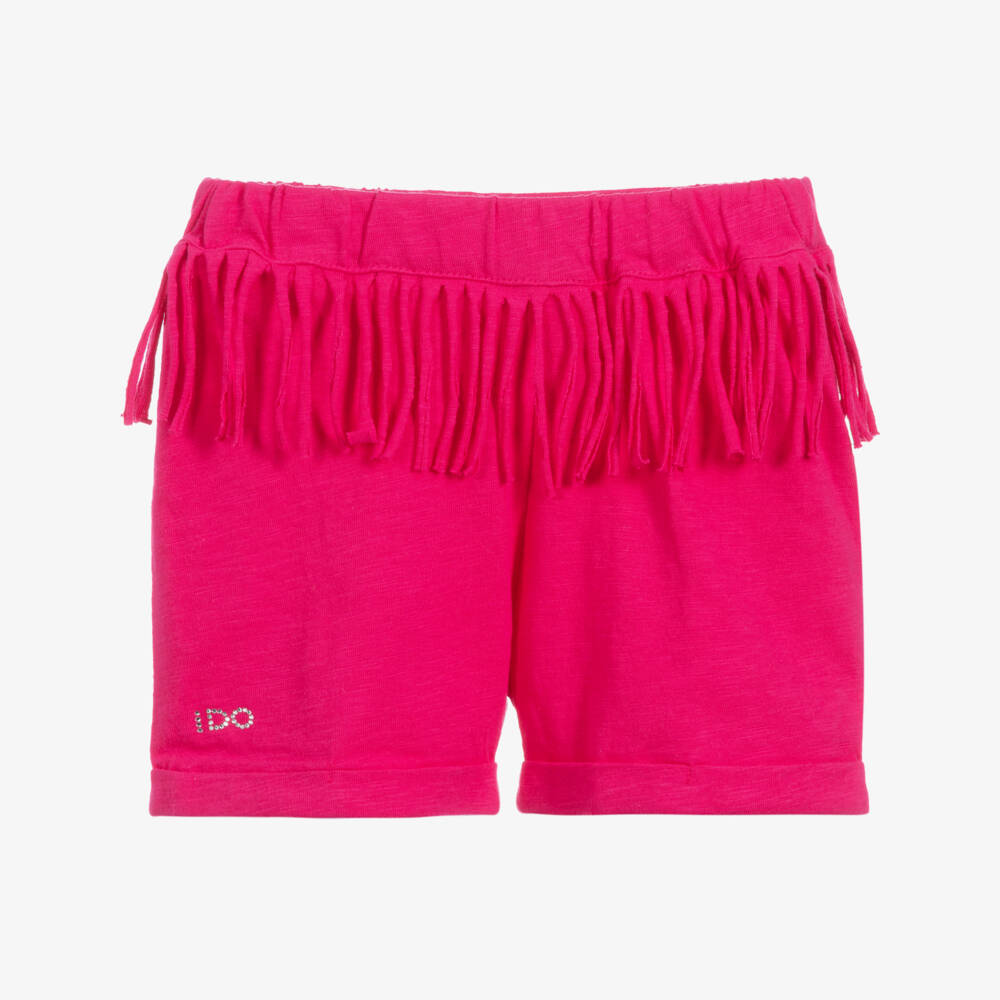 iDO Малыши-Girls Pink Cotton Shorts | Childrensalon Outlet