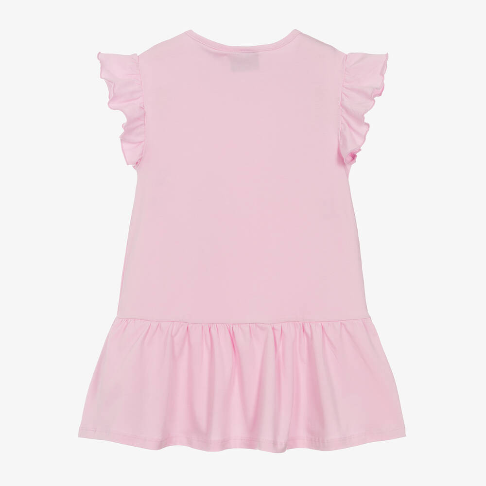 iDO Baby-Girls Pink Disney Cotton Dress | Childrensalon Outlet