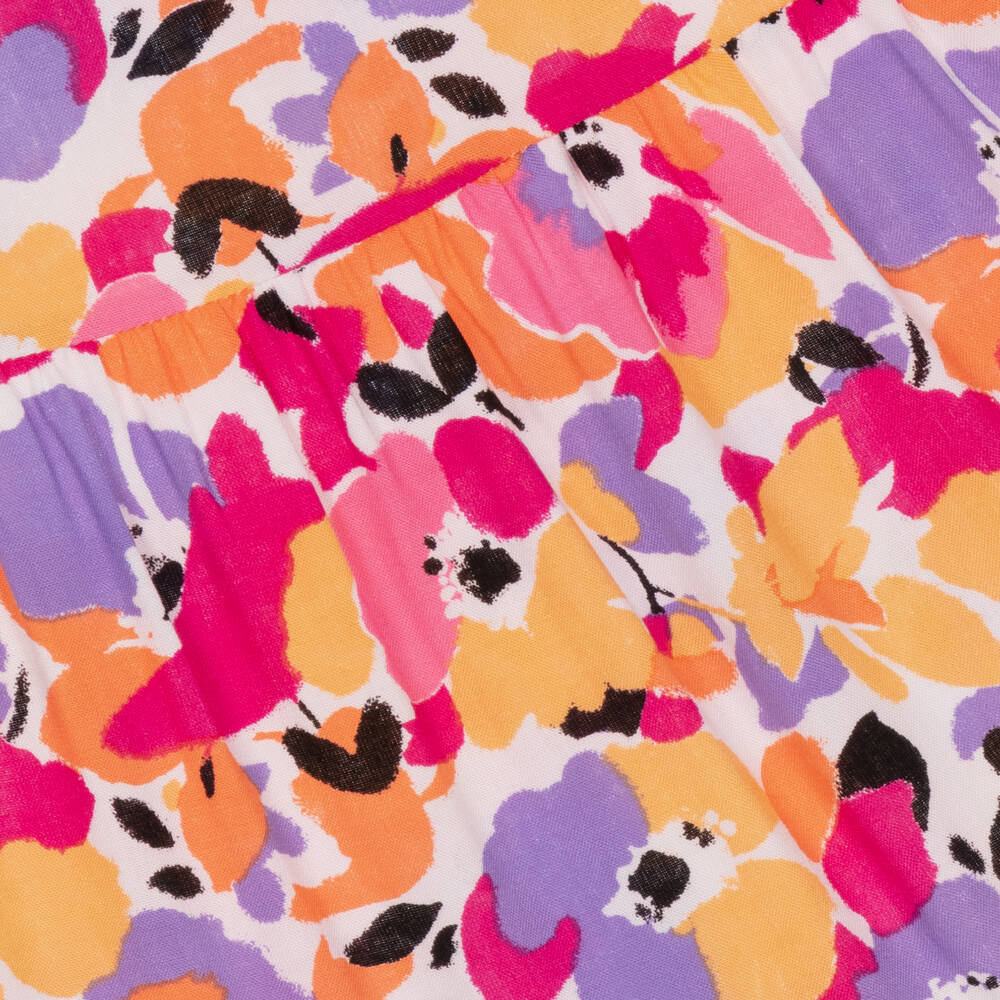 iDO Junior-Girls Pink Floral Dress | Childrensalon Outlet