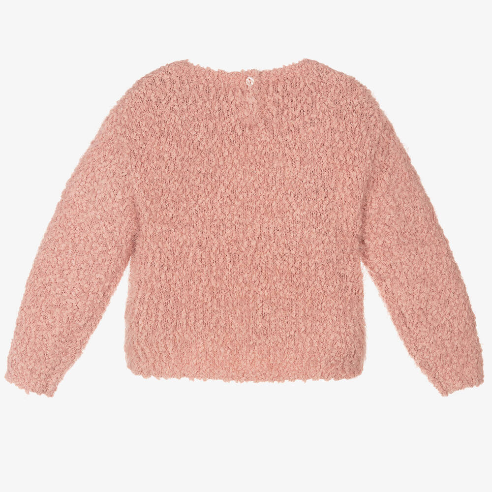 Pink fluffy pullover store