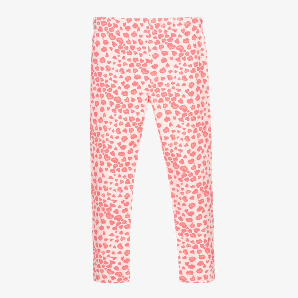 Pink heart leggings outlet