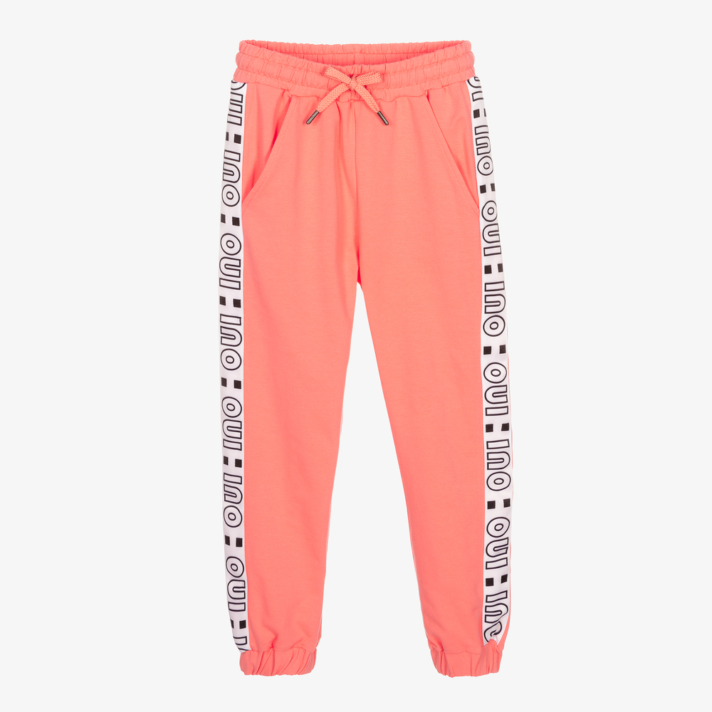 iDO Junior - Girls Pink Logo Joggers | Childrensalon