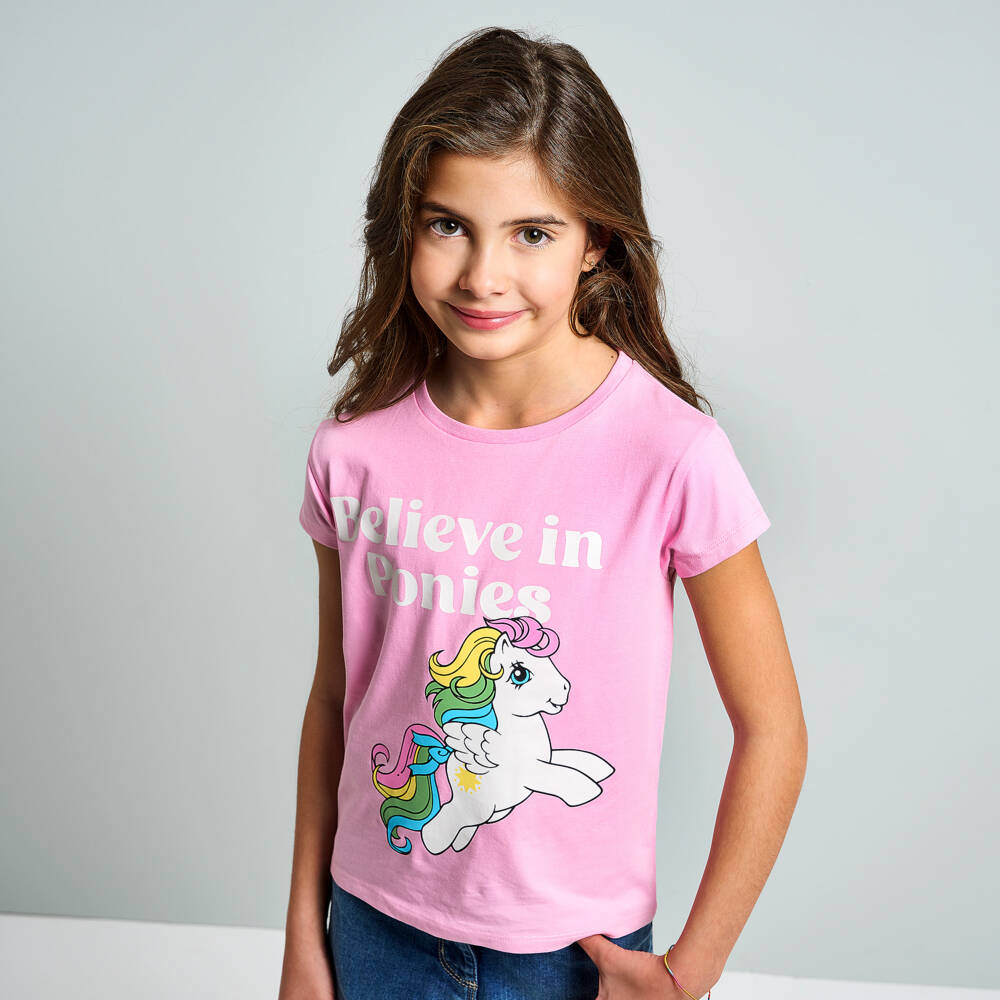 iDO Baby-Girls Pink Pony Dream Tee | Childrensalon Outlet